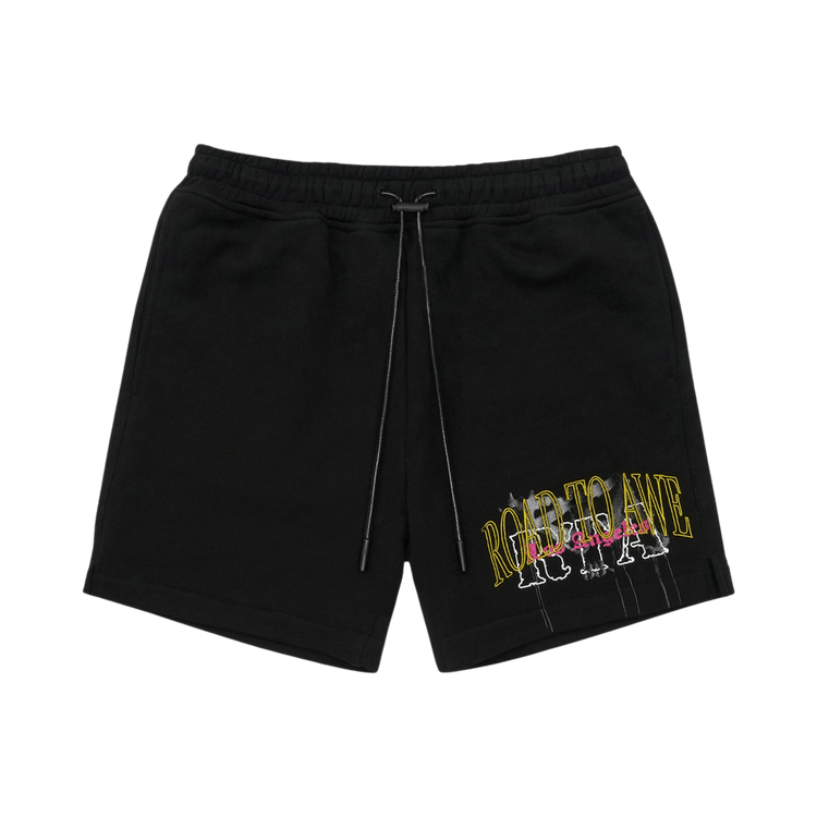 RtA Clyde Elasticated Short 'Black/Mixed Logo'