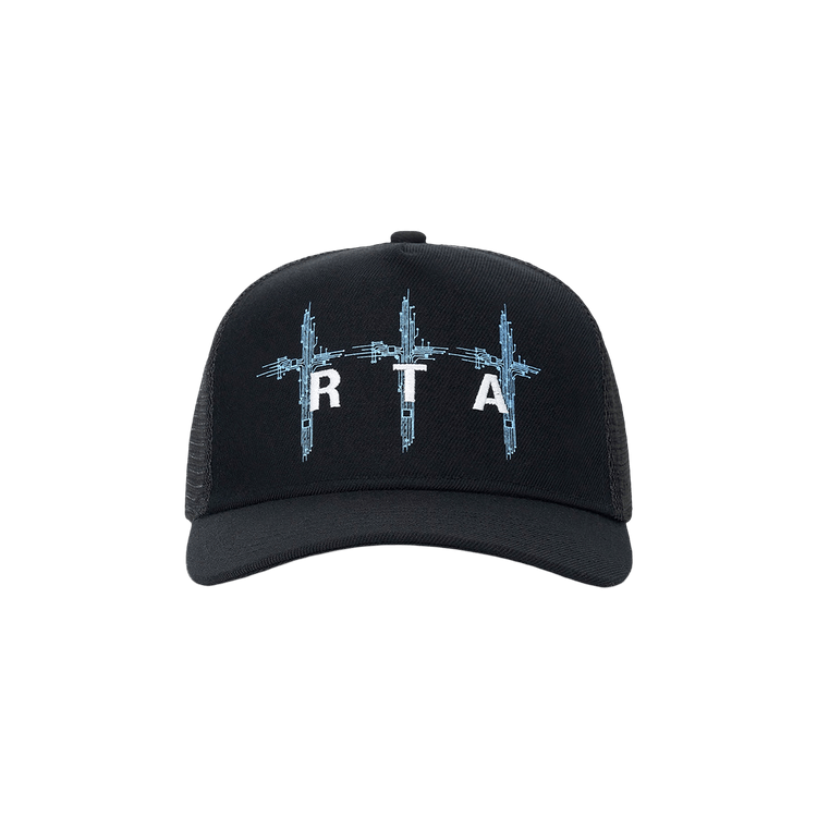 RtA Gideon Trucker Hat 'Black Triple Circuit Board Cross'