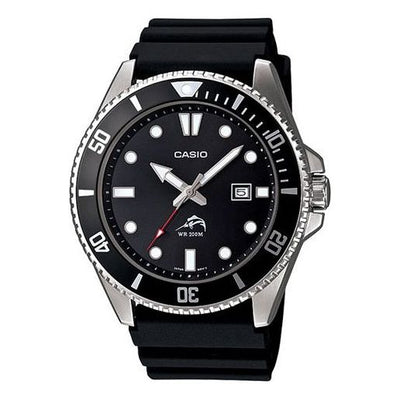 CASIO Waterproof Sports Quartz Mens Black Analog