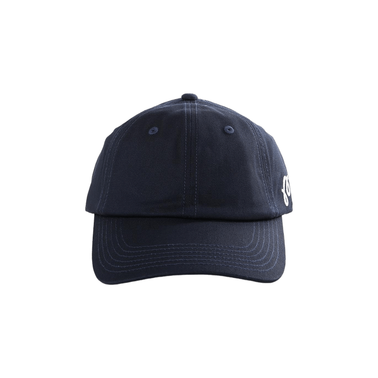 Malbon Evergreen Washed Cotton Twill Dad Hat 'Navy'
