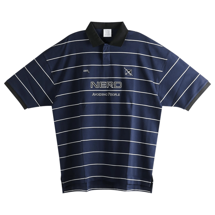 Vetements Nerd Polo 'Navy/White Stripes'
