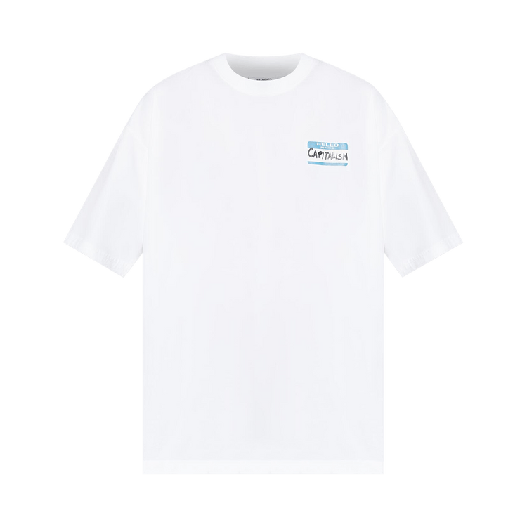 Vetements Sticker T-Shirt 'White'