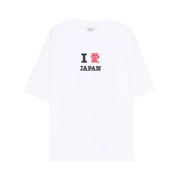 Vetements Japan Tourist T-Shirt 'White'