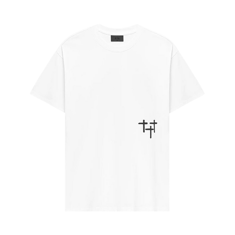 RtA Colin Oversized Short-Sleeve Tee 'White Smoky Stars'