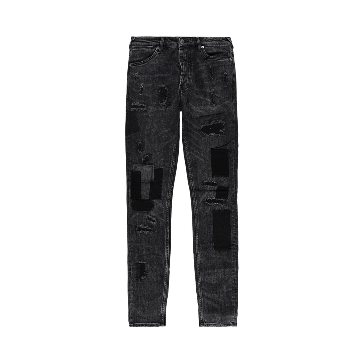 Ksubi Van Winkle Jean 'Led Black Rockstar Repair'