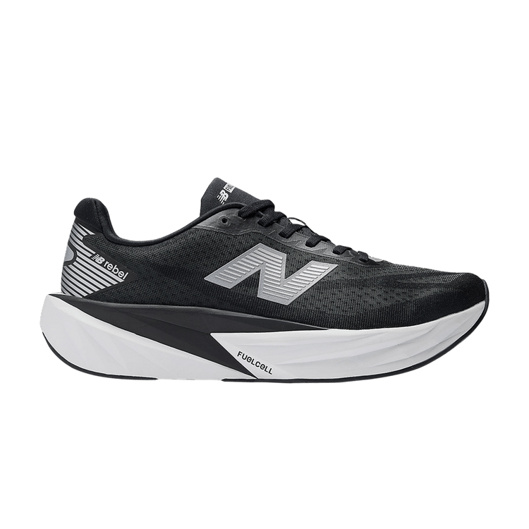 New Balance FuelCell Rebel v5 'Black White Silver Metallic'