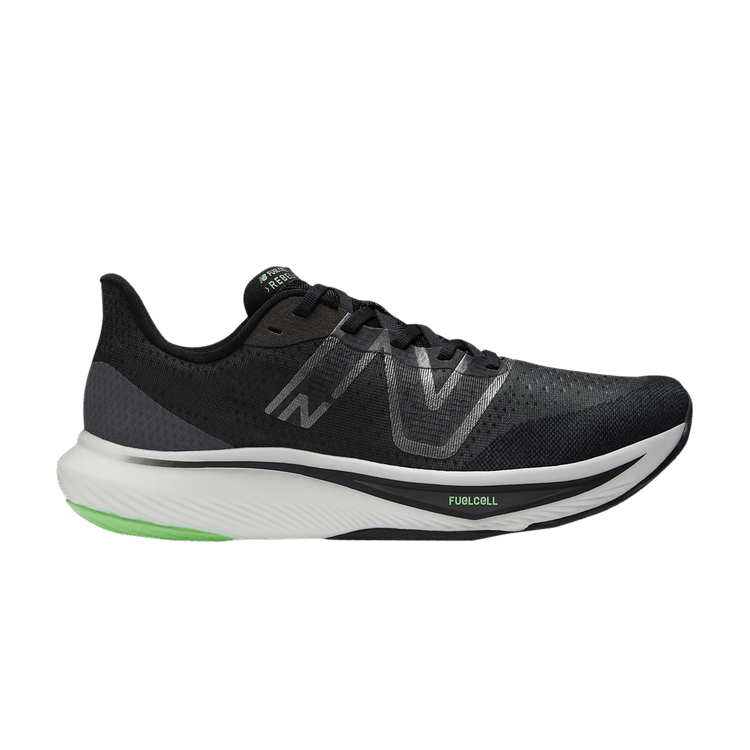 New Balance FuelCell Rebel v3 2E Wide 'Black Vibrant Spring'