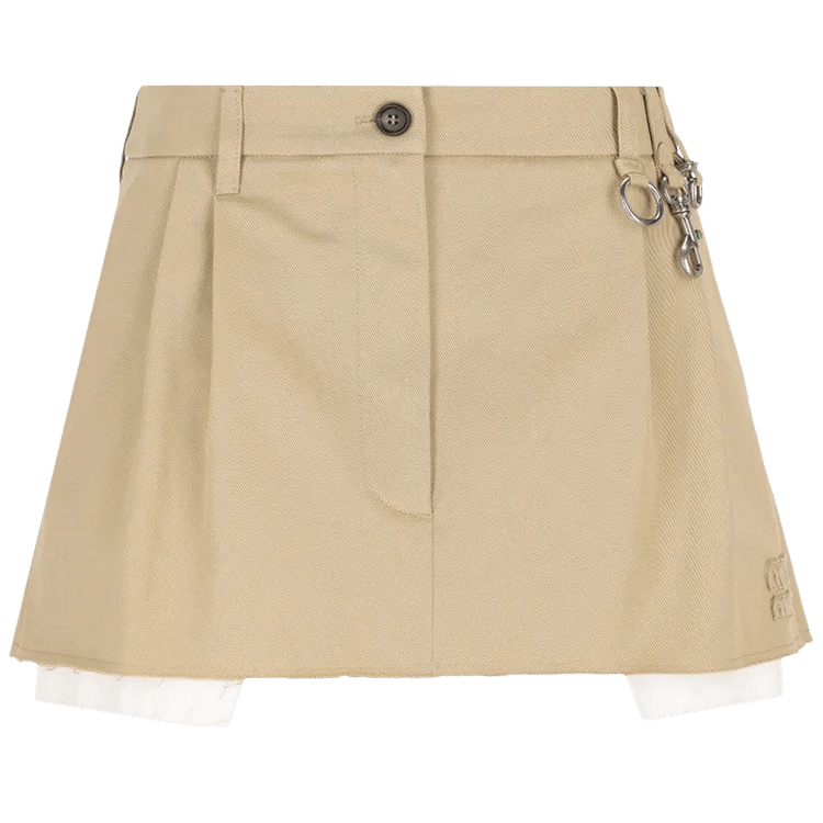 Miu Miu Chino Mini Skirt 'Cord'
