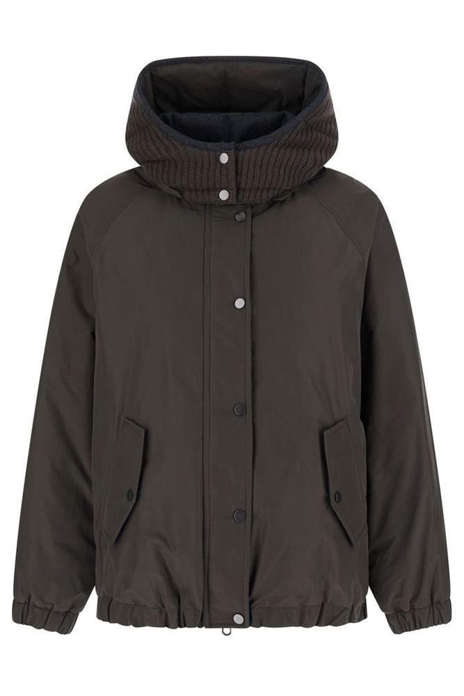 Brunello Cucinelli Zip-Up Hooded Jacket