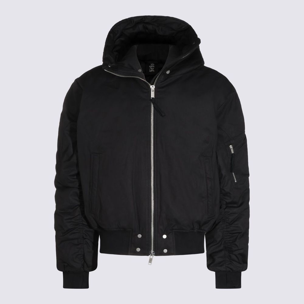 Thom Krom Zip-Up Bomber Hooded Jacket