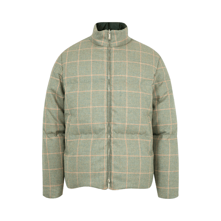 Thom Browne Reversible Funnel Neck Jacket In Ultra Light Nylon Tech 'Green'