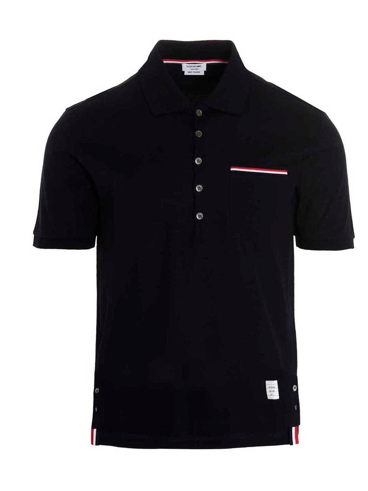 Thom Browne RWB Short-Sleeved Polo Shirt