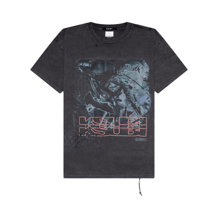 Ksubi Super Juice Biggie Tee 'Sun Fade Black'