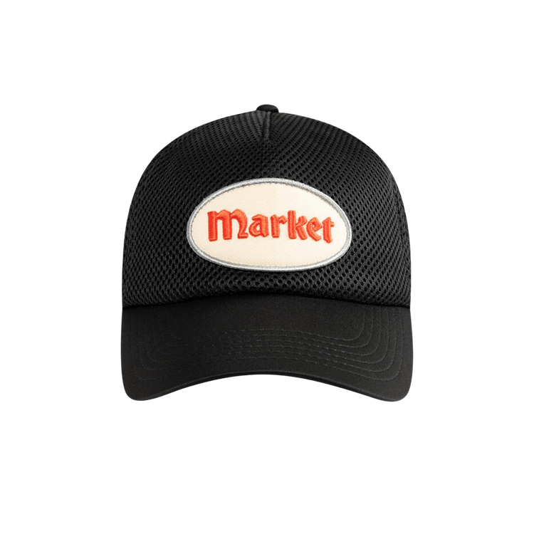 Market Garage Trucker Hat 'Pirate Black'
