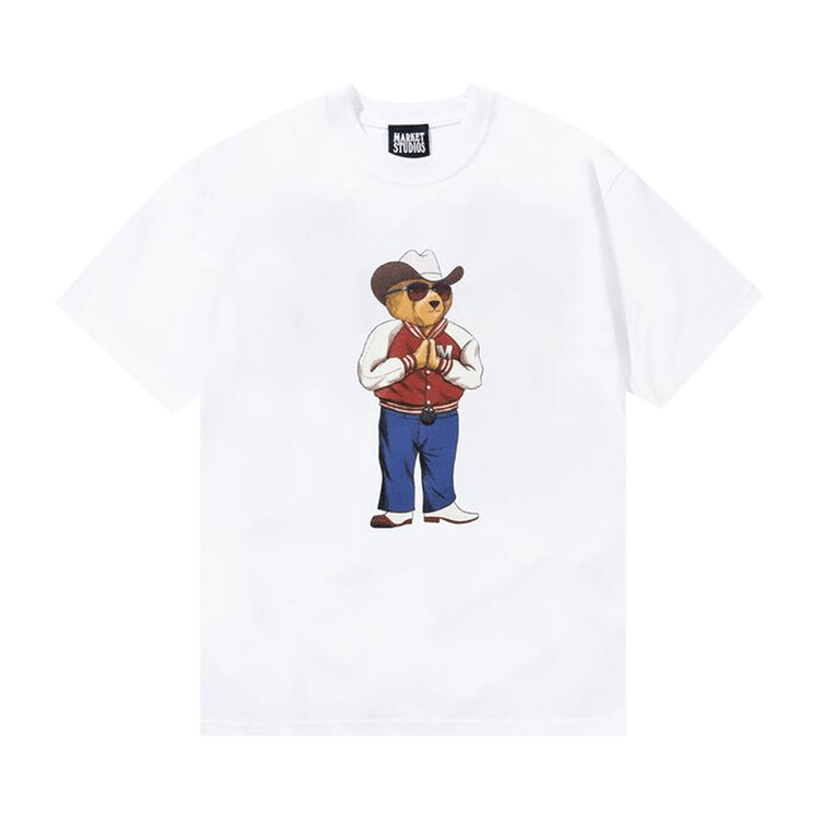 Market Hee-Haw Bear T-Shirt 'White'