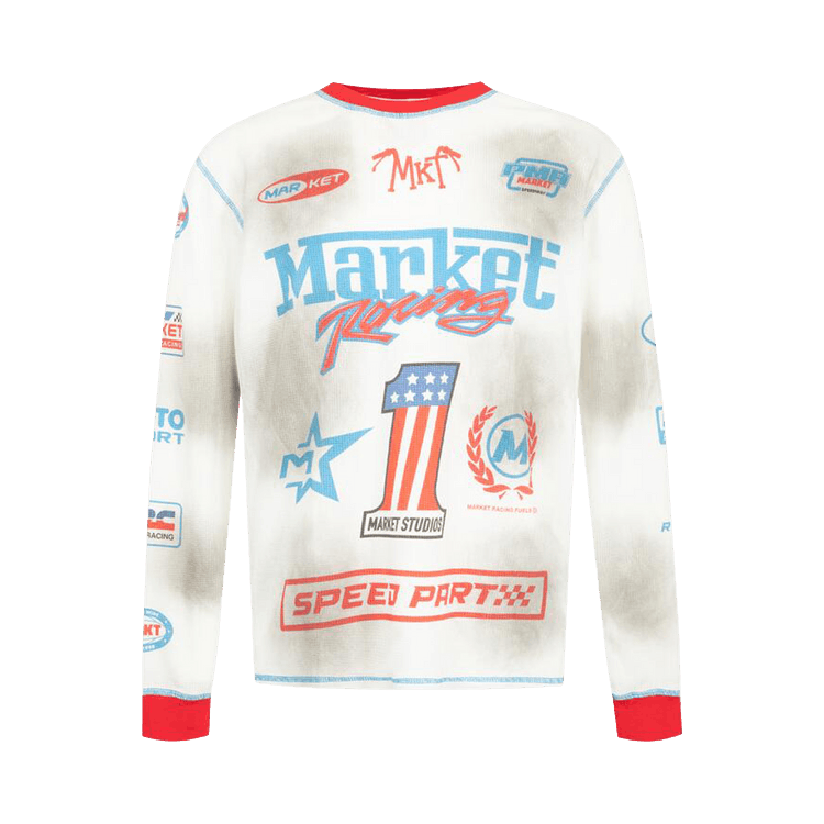 Market Speed Part Thermal Long-Sleeve Shirt 'White'