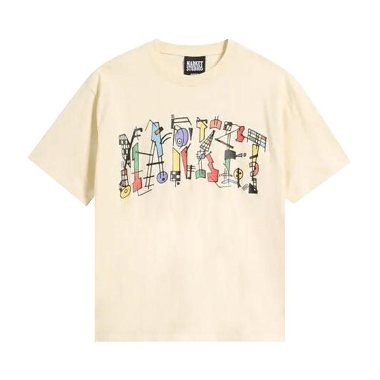 Market Work Of Arc T-Shirt 'Natural'