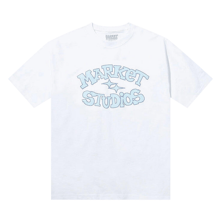 Market Smiley Old School T-Shirt 'White'