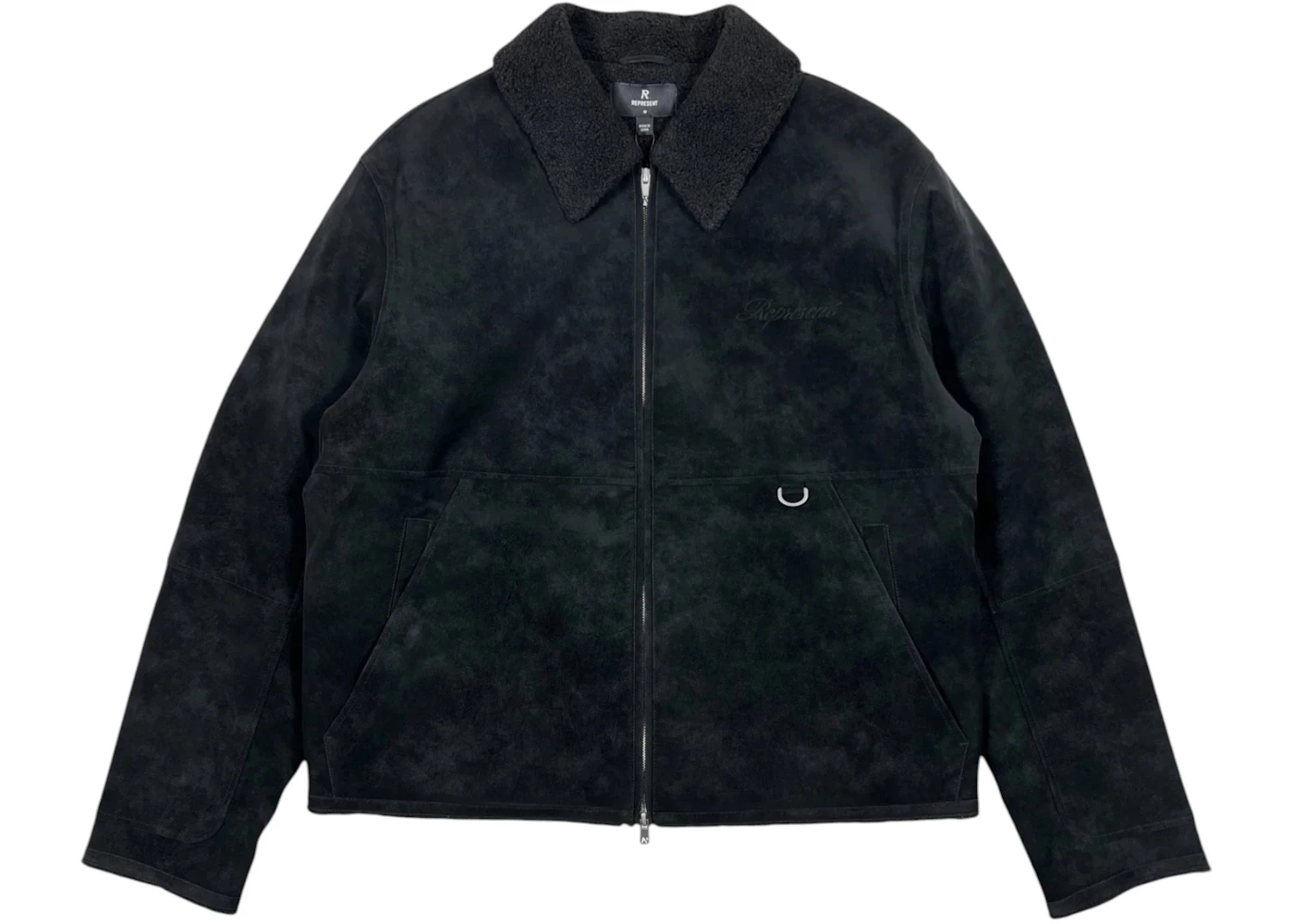 Represent MLM100132-01 Shearling Jacket Jet Black