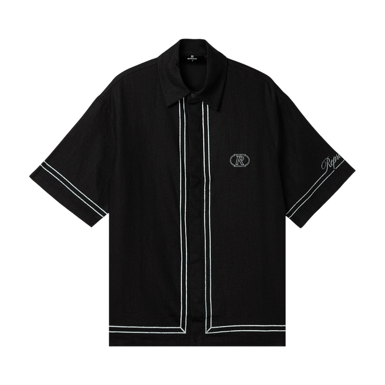 Represent Clo Border Shirt 'Jet Black'