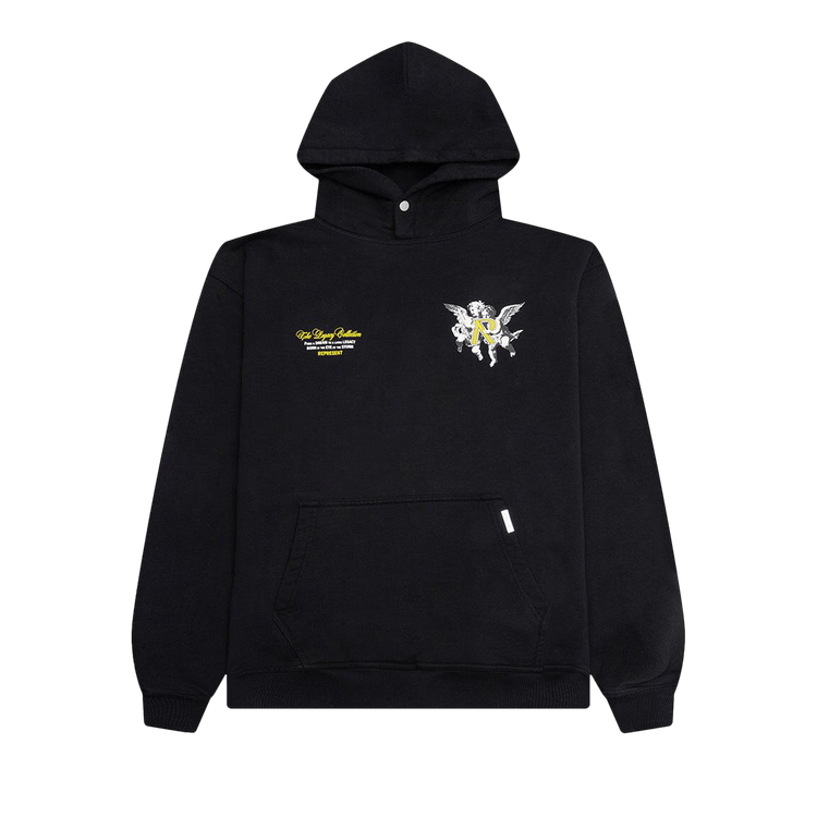 Represent Clo Legacy Cherubs Hoodie 'Jet Black'