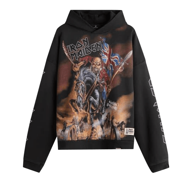 Represent Clo Iron Maiden X Steed Hoodie 'Black'