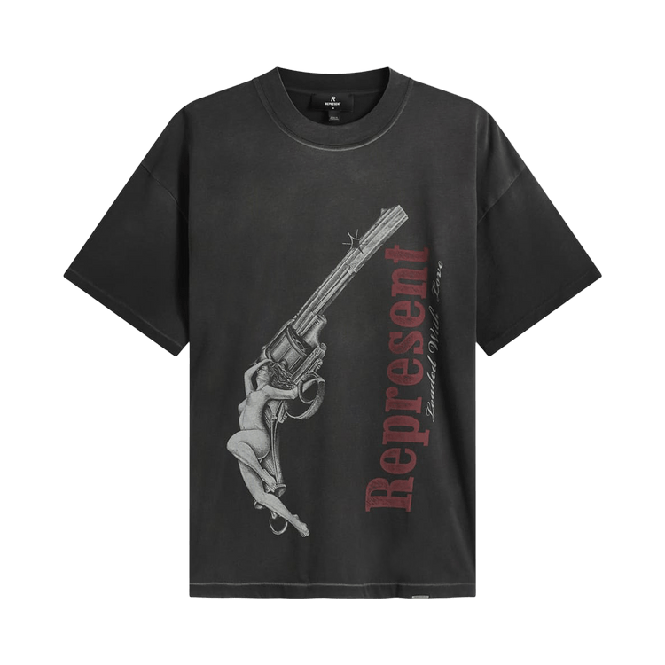 Represent Clo Loaded With Love T-Shirt 'Stained Black'
