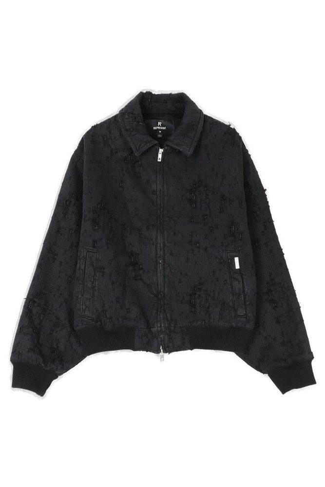 Represent Zipped Bomber Jacket