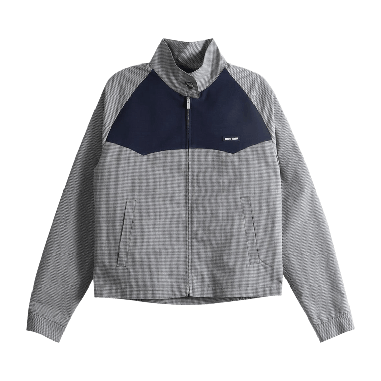 Miu Miu Silk Pizzo Cardigan 'Grigio'