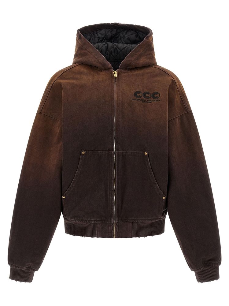 Willy Chavarria Quilted Juggernaut Hooded Jacket