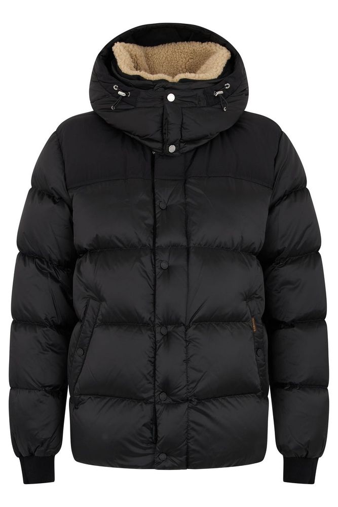 Moorer Sherpa-Lined Hooded Down Jacket