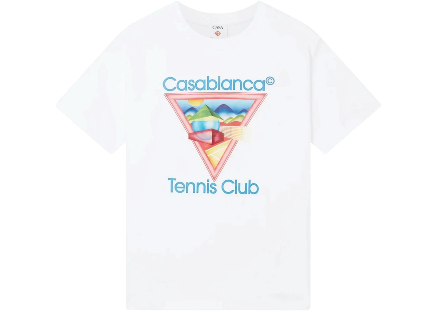 Casablanca Tennis Club Icon Tee White