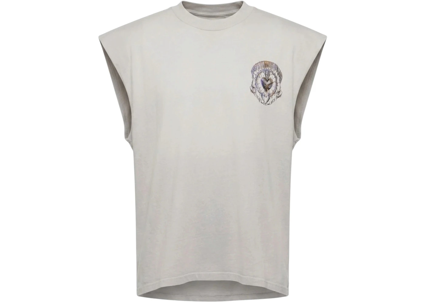 Ksubi Anguish Cut Off Tank Krete Grey