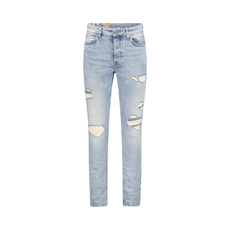 Ksubi Chitch Champagne Destroy Sketch Tapered Jeans 'Blue'