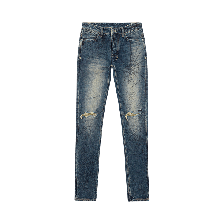 Ksubi Van Winkle Mid-Rise Skinny Jean 'Gasoline Lies'