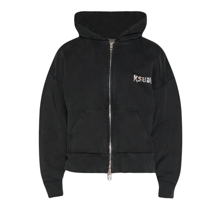 Ksubi Death Snake Halen Zip Hoodie 'Black'
