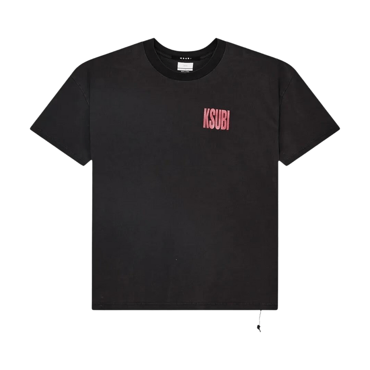 Ksubi Panthera Ekcess Short-Sleeve Tee 'Faded Black'