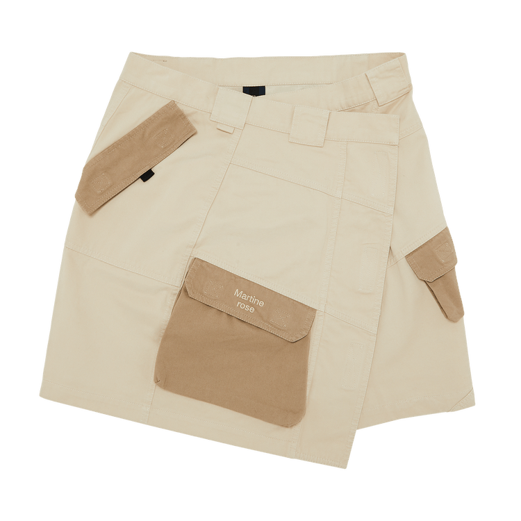 Martine Rose Wrap Cargo Skirt 'Beige'