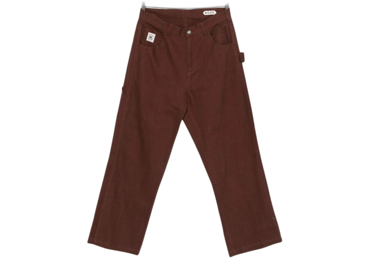 Bode Twill Knolly Brook Trousers Brown