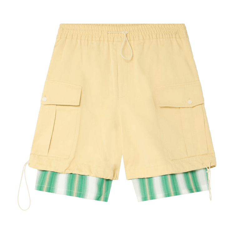 Wales Bonner Roam Cargo Shorts 'Yellow'