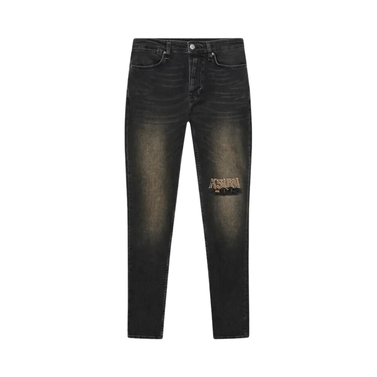 Ksubi Van Winkle Kingdom Repair Jeans 'Black'