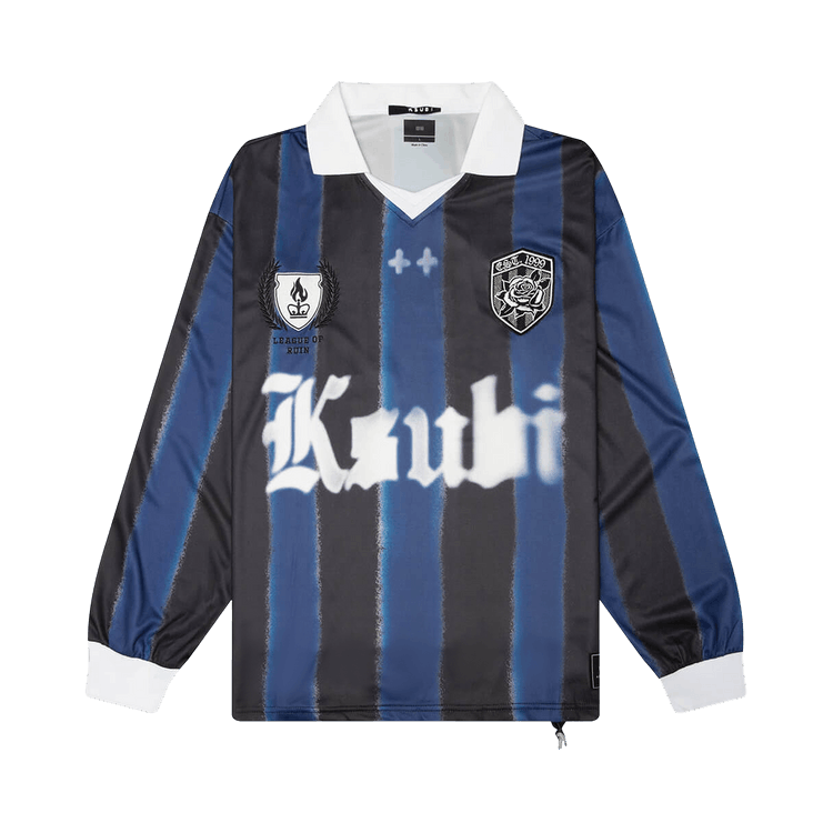 Ksubi Offside Long-Sleeve Mesh Jersey 'Stripe'