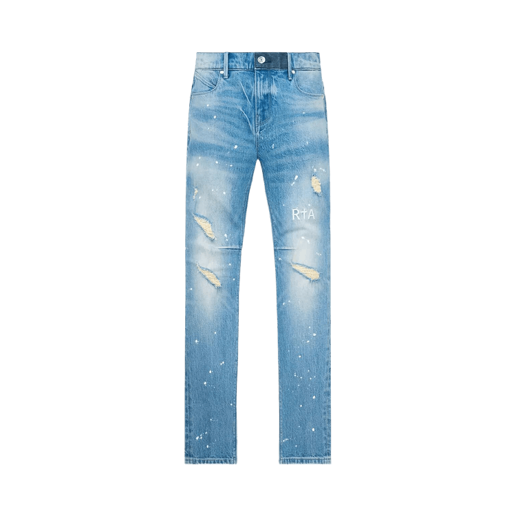 RtA Clayton Skinny Jean 'Medium Blue Painted'