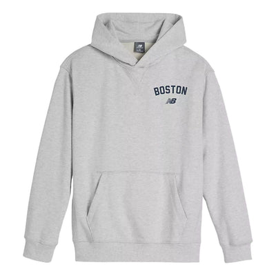 New Balance Boston City Logo Hoodie Asia Sizing 'Ash Heather'