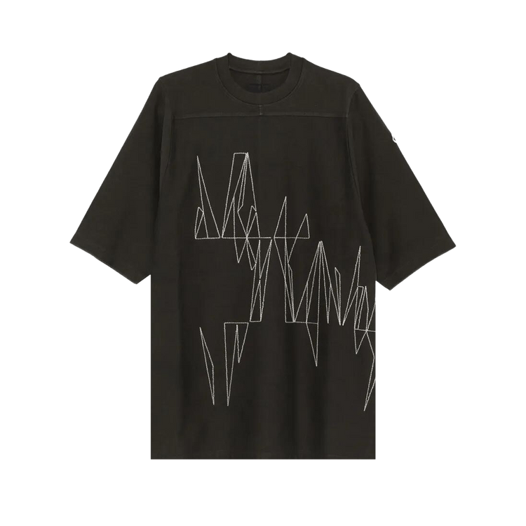Rick Owens x Moncler Knitted Jumbo Short-Sleeve T-Shirt 'Dark Dust'