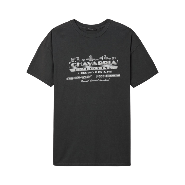 Willy Chavarria Chavarria Licensed Designs Easy Tee 'Pirate Black'