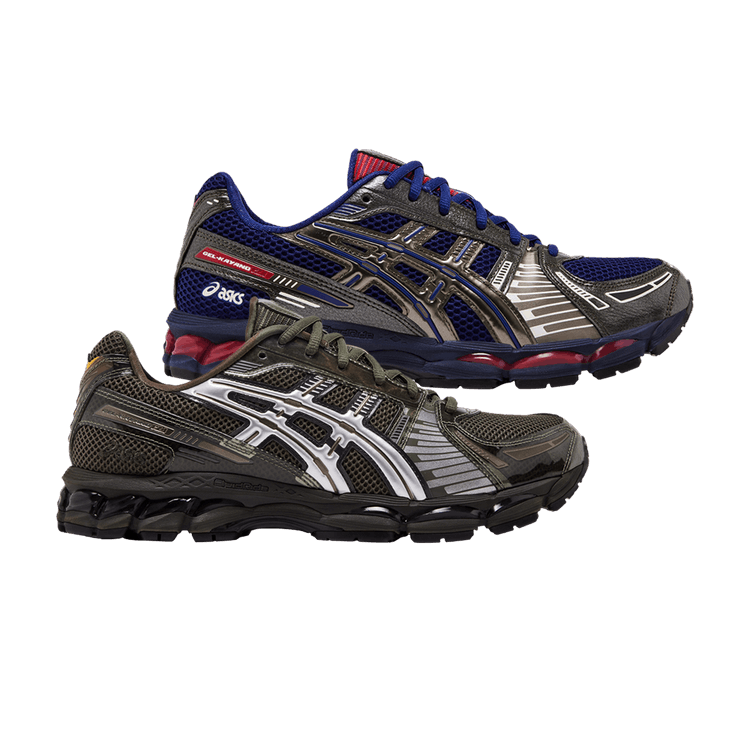 Marvel vs. Capcom x Kith x ASICS Gel Kayano 12.1 'Double Box - Captain America vs. Guile' With Comic Book
