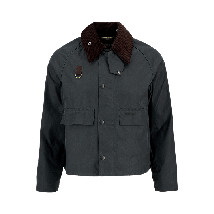 Barbour Spey Slim Waxed Jacket 'Sage'