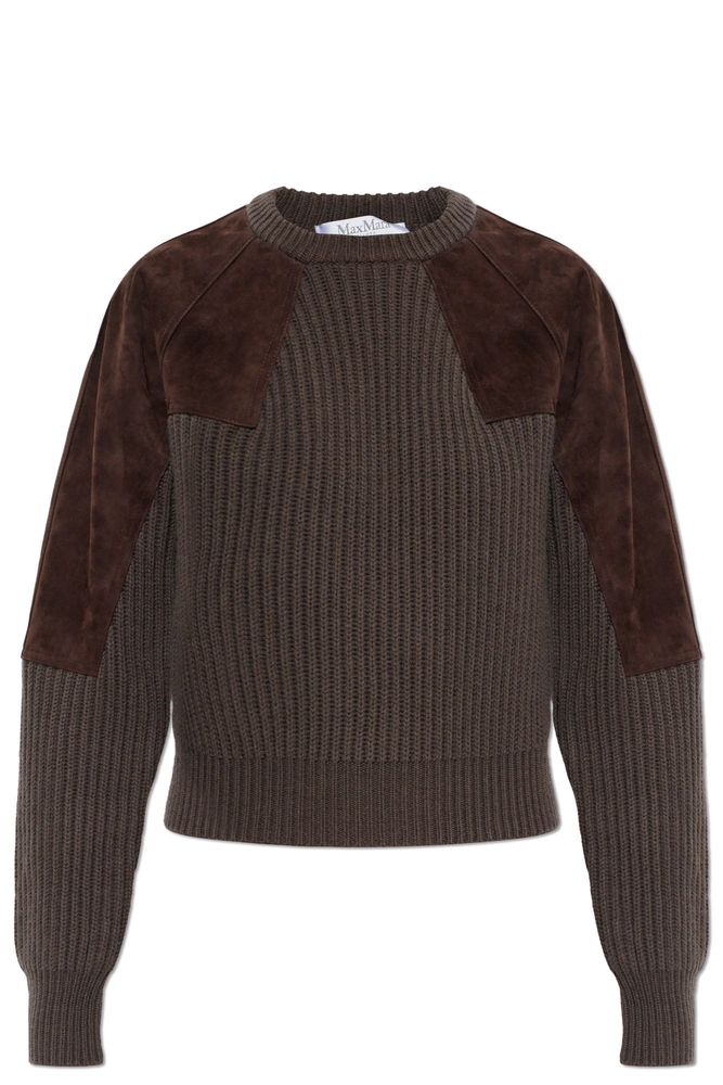 Max Mara Tropico Panelled Knitted Sweater