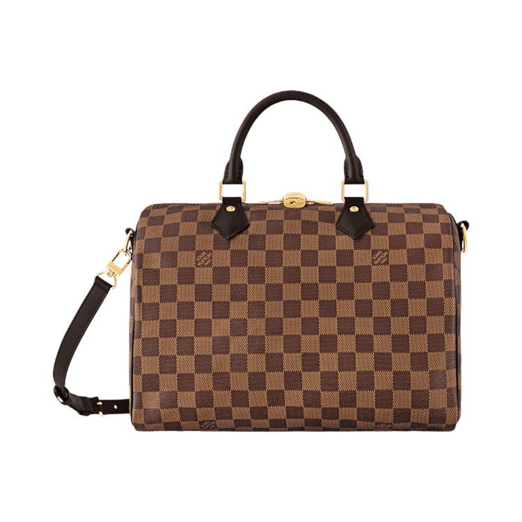 Louis Vuitton Speedy Bandouliere 30 'Brown Damier Ebene Canvas'